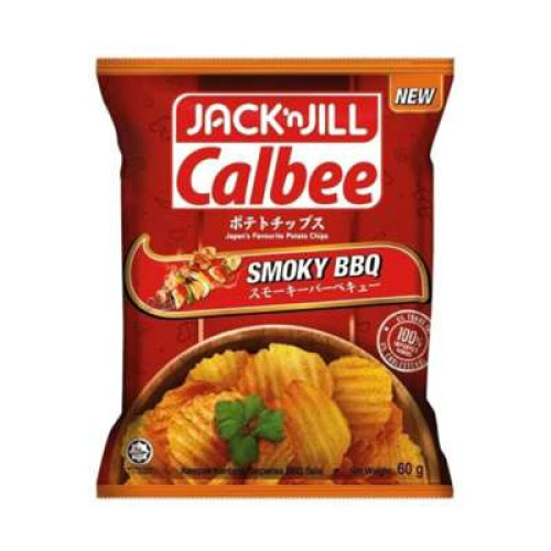 JACK & JILL CALBEE SMOKY BBQ 60G