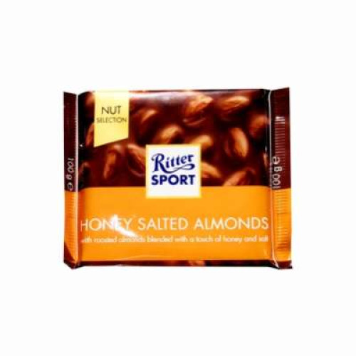 RITTER SPORT HONEY SALT ALMOND 100G