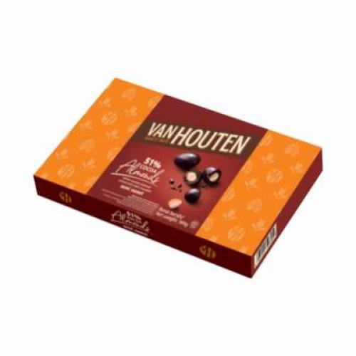 VAN HOUTEN SEMI SWEET ALMOND DRAGEES 180G