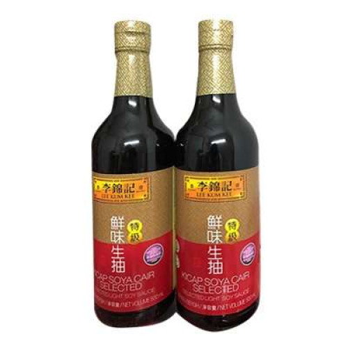 LEE KUM KEE SELECTED LIGHT SOY 500ML*2