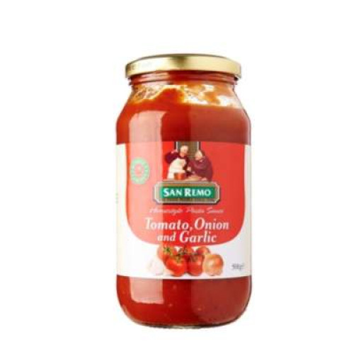 SAN REMO TOMATO,ONION & GARLIC 500G