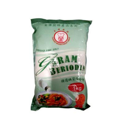 TMPE IODISED FINE SALT 1KG (GREEN)