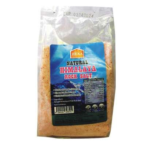 HEXA NATURAL HIMALAYA ROCK SALT 500G