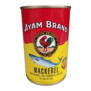 AYAM BRAND MACKERAL IN TOMATO SAUCE 300G