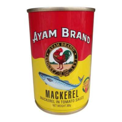 AYAM BRAND MACKERAL IN TOMATO SAUCE 300G