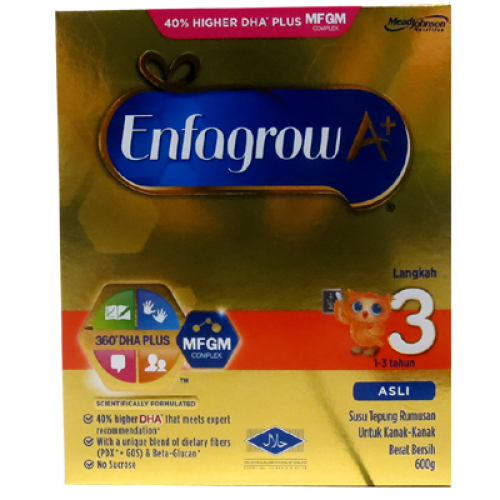 ENFAGROW A+ STEP 3 ORI 360 DHA COMPLEX 600G