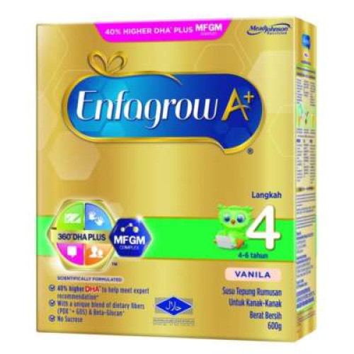 ENFAGROW A+ STEP 4 VAN 580G/600G (MINDPRO 2FL) 