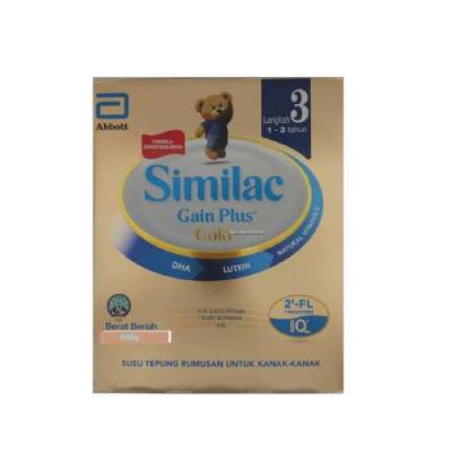 SIMILAC GAIN PLUS GOLD BIB 600G