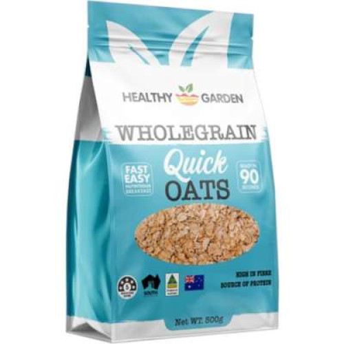 HEALTHY GARDEN WHOLEGRAIN QUICK OATS 500GM