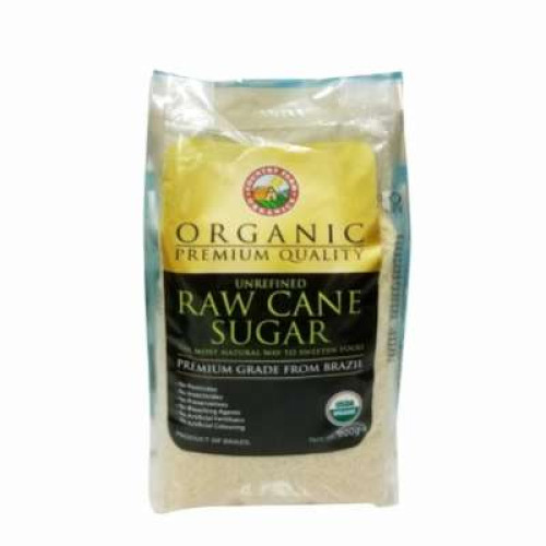 COUNTRY FARM ORG RAW CANE SUGAR 900G