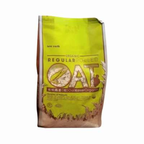 LOVE EARTH ORGANIC REGULAR ROLLED OAT 400G