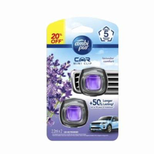 AMBIPUR CAR MINI CLIP SKY LAV TP 2ML