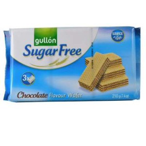 GULLON CHOCOLATE WAFER SUGARFREE 180G