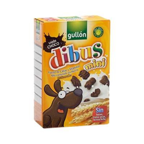 GULLON DIBUS ANIMALS MULTI CEREAL CHOC 250G