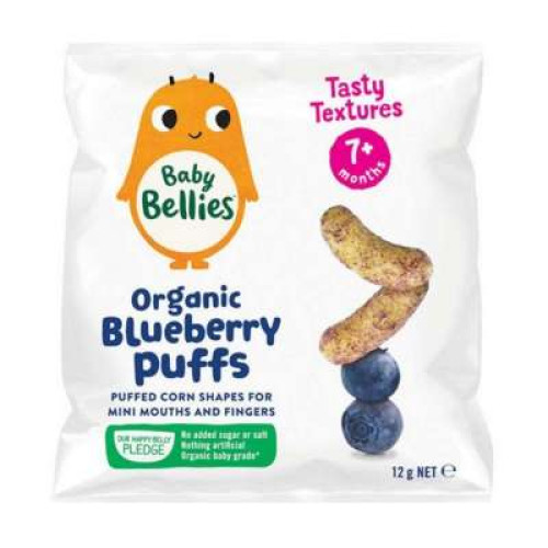 LITTLE BELLIES BABY PUFFS-BLUEBERRY 12G