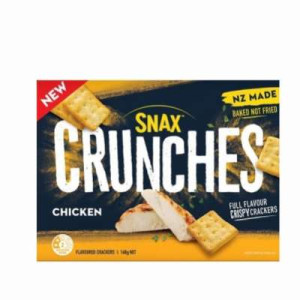 SNAX CRUNCHES CHICKEN 160G