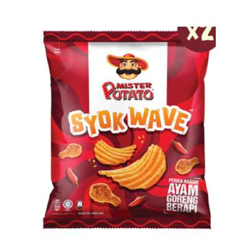 MISTER POTATO SYOK WAVE FRIED CHICKEN 65G