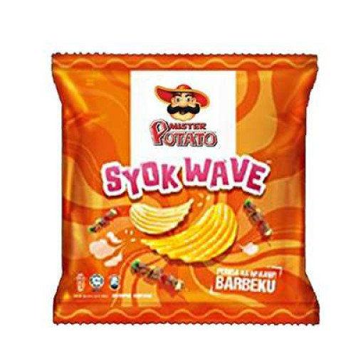 MISTER POTATO SYOK WAVE BBQ 65G