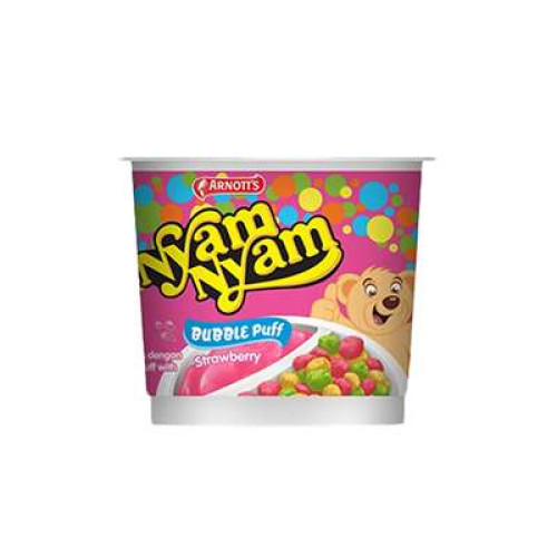 NYAM NYAM BUBBLE PUFF STRAWBERRY 25G