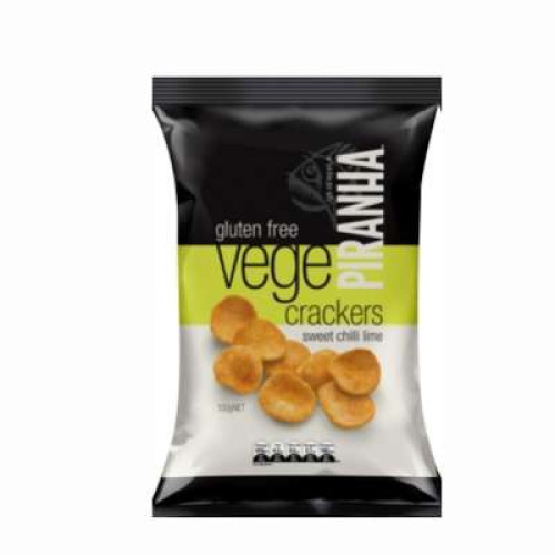 PIRANHA VEGE CRACKERS - SWEET CHILLI LIME 100GM