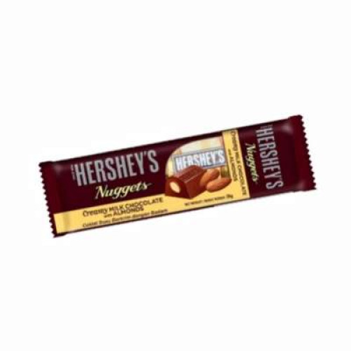 HERSHEYS NGGT 3P CREAMY M.CHOCO ALMD 28G