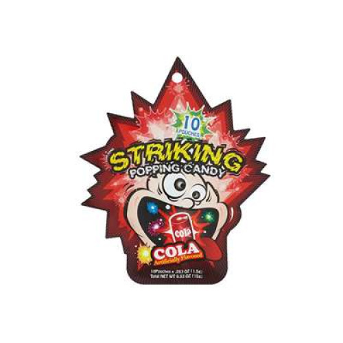 STRIKING POPPING CANDY COLA 15G