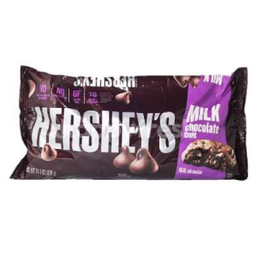HERSHEYS MILK CHOCOLATE CHIPS 326G