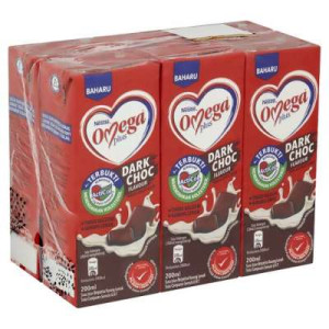 NESTLE OMEGA PLUS DARK CHOC 200ML*6
