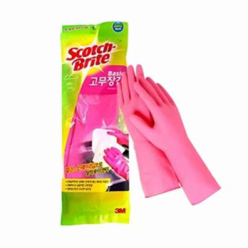 SCOTCHBRITE 3M491L RUBBER HAND GLOVES L