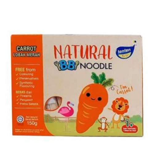 TEN TEN NATURAL BABY NOODLE CARROT 150G