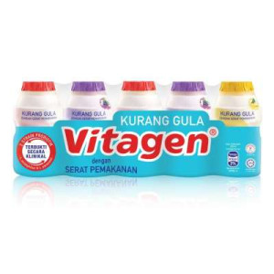 VITAGEN LESS SUGAR ASSORTED 125ML*5