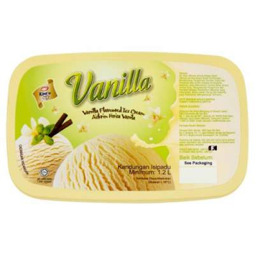 KING'S ICE-CREAM VANILLA 1.2L