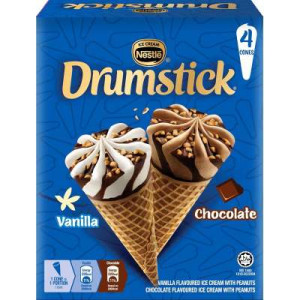 NESTLE VANILLA&CHOC DRUMSTICK 110ML*4 NESTLE VANILLA&CHOC DRUMSTICK 110ML*4