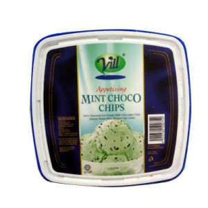 VILL ICE CREAM CHOCO MINT CHIP 1.25L VILL ICE CREAM CHOCO MINT CHIP 1.25L