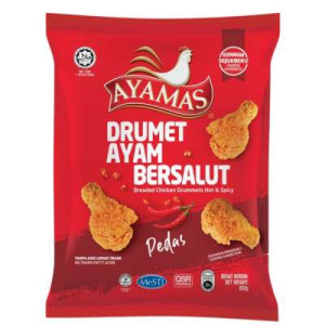 AYAMAS HOT&SPICY DRUMMETS 850G