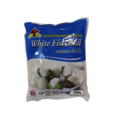 MUSHROOM SMALL WHITE FISH BALL 500G