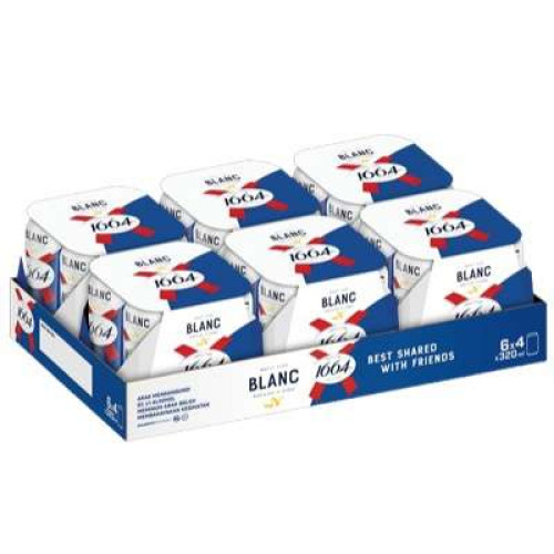 KRONENBOURG 1664 BLANC CAN 320MLX24