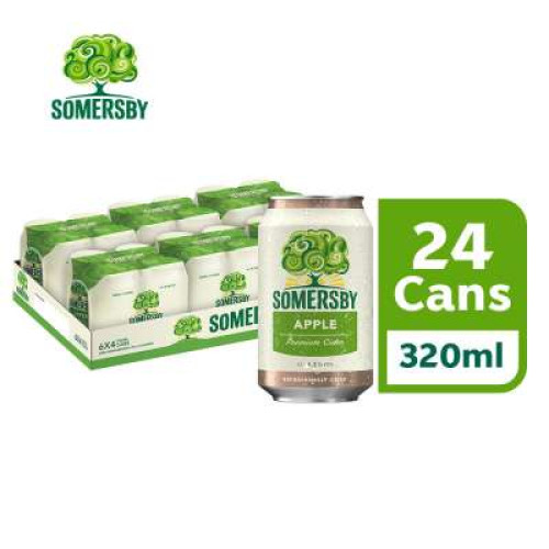 SOMERSBY APPLE CIDER CAN 320ML*6*4