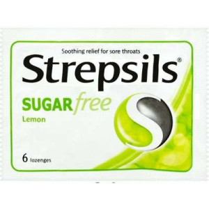STREPSILS LEMON SUGAR FREE 6'S STREPSILS LEMON SUGAR FREE 6'S