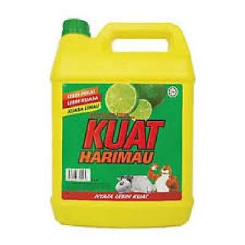 KUAT HARIMAU LIME DISHWASH LIQUID 5L