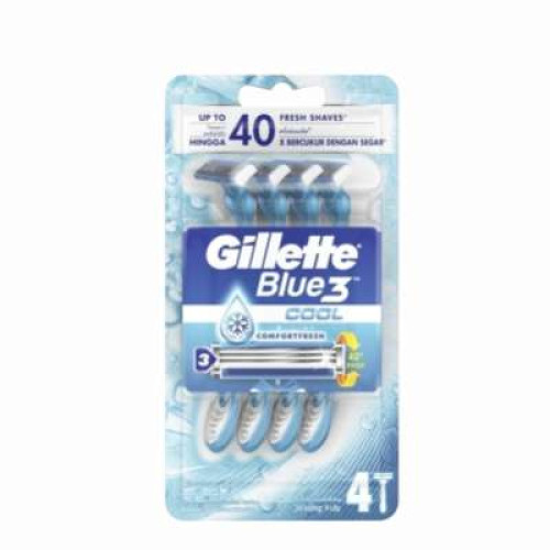 GILLETTE BLUE 3 ICE 4'S