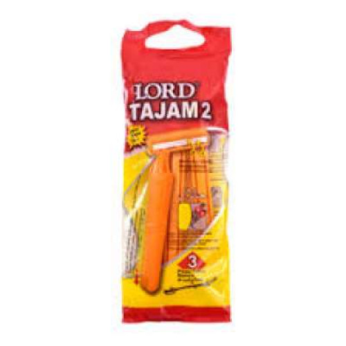 LORD TAJAM 2 DISPOSABLE RAZOR (POLYBAG) 3'S