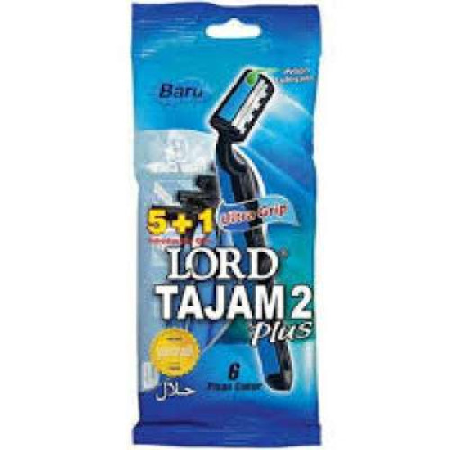 LORD TAJAM 2 PLUS DISPOSABLE RAZOR (POLYBAG) 3'S