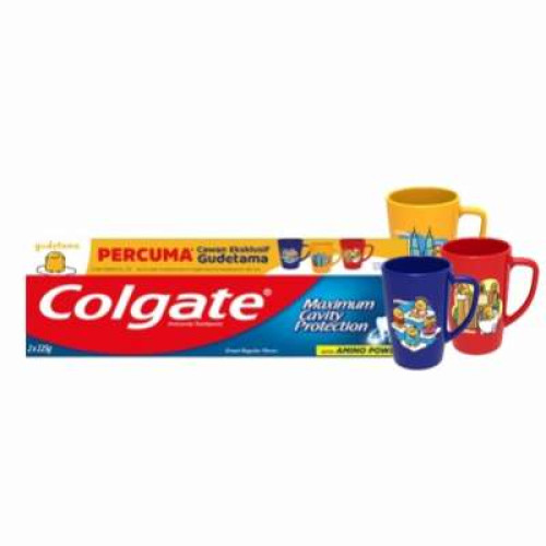 COLGATE TP 225G*2 FOC PREMIUM