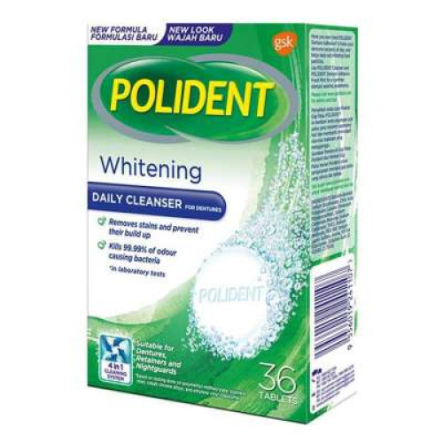 POLIDENT FRESH ACTIVE O.N WHITEN DENTURE CLEANSE 3