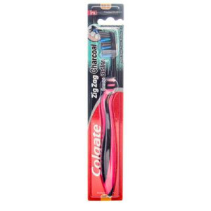 COLGATE ZIG ZAG CHARCOAL TBRUSH 1S COLGATE ZIG ZAG CHARCOAL TBRUSH 1S