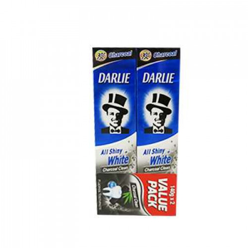 DARLIE ALL SHINY WHITE CHARCOAL CLEAN VP 140G*2 