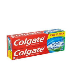 COLGATE TRIPLE ACTION 175G*2 TP  COLGATE TRIPLE ACTION 175G*2 TP