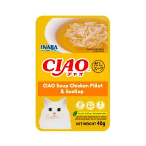 CIAO CHICKEN &  SCALLOP  40G