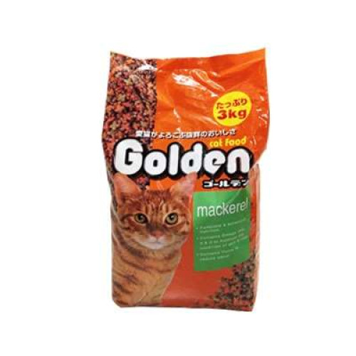 GOLDEN CAT FOOD MACKEREL 3KG